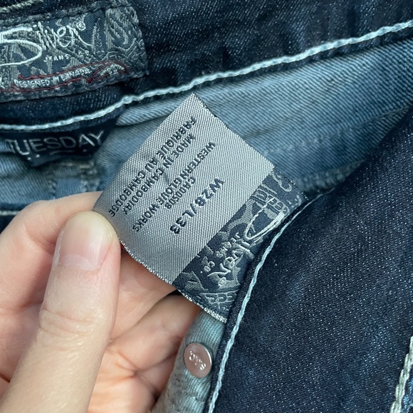 Silver Jeans Tuesday Bootcut Jeans SZ- W:28 / L:33 - Picture 5 of 7